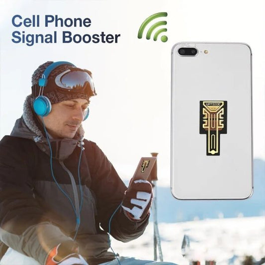 Signal Booster Sticker – Mobile Network Enhancer for Phones, Elevators, Remote Areas | 5‑Pack | Best for Pakistan Signals