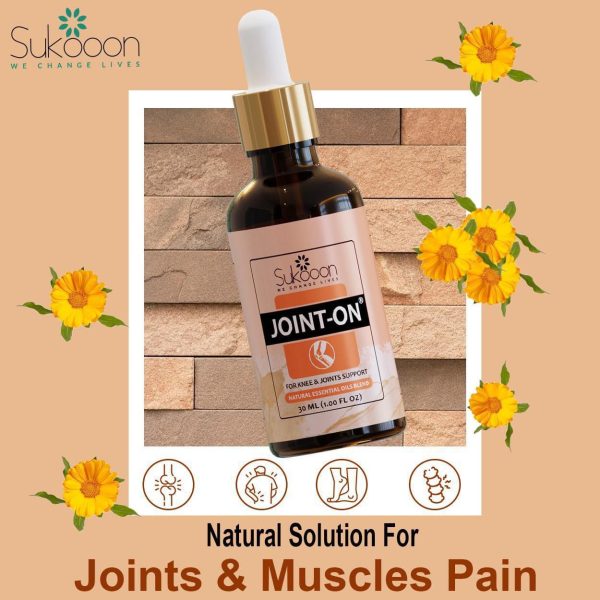 Sukoon Joint‑On Essential Oil Blend – Pain Relief for Joints, Back, Knees & Arthritis - 30ML