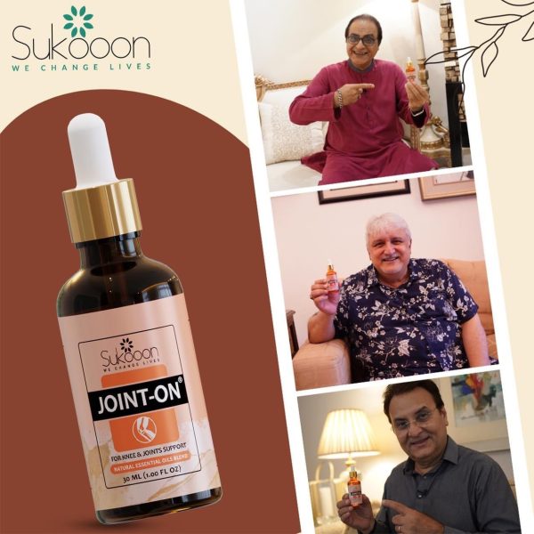 Sukoon Joint‑On Essential Oil Blend – Pain Relief for Joints, Back, Knees & Arthritis - 30ML